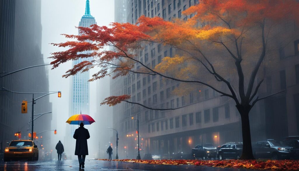 Wetter New York im Oktober und November