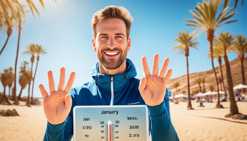 januar fuerteventura temperatur