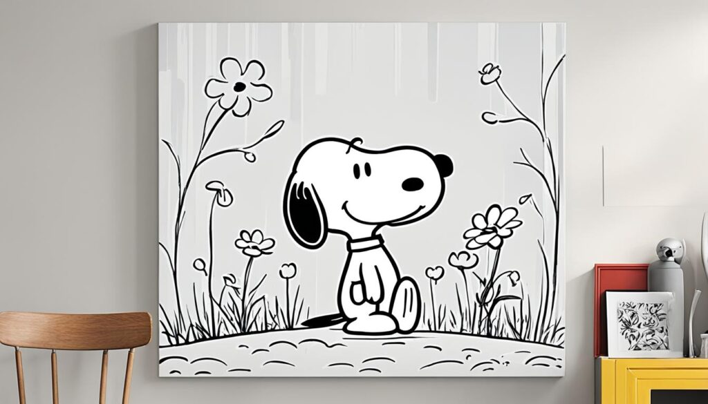 snoopy bilder schwarz weiß