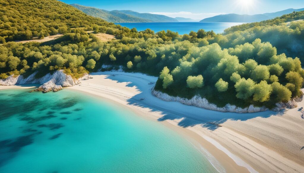 sonnenschein albanien oktober