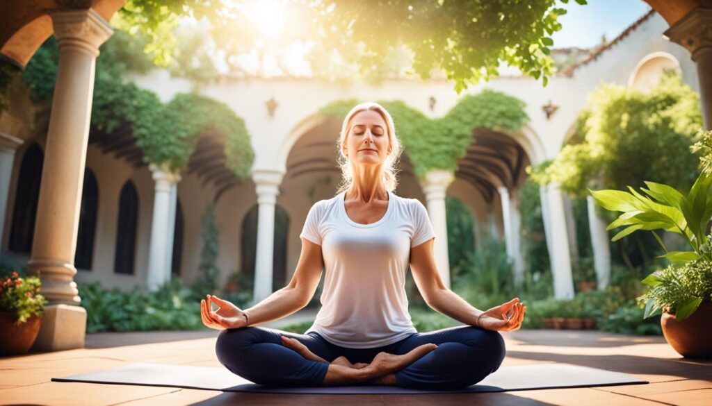 yoga im kloster