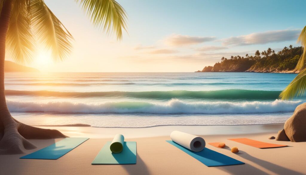 yoga urlaub am meer