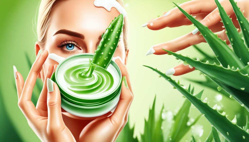 Aloe Vera Creme für das Gesicht