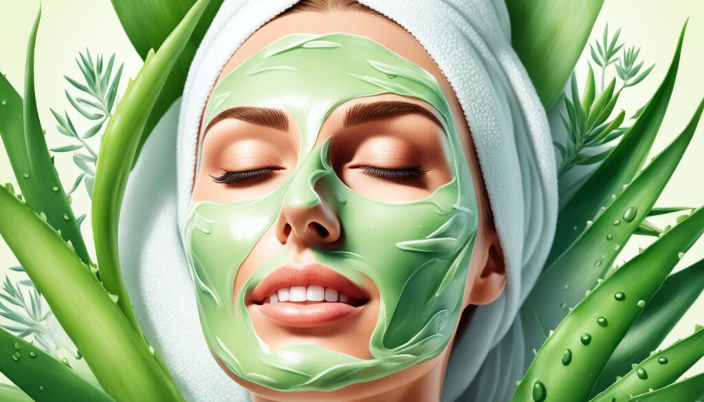 Aloe Vera Gesichtsmaske