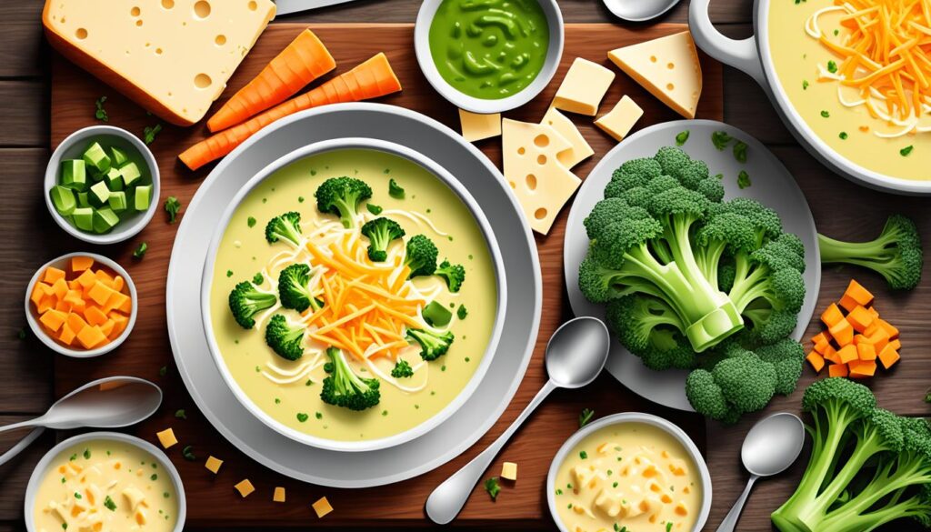 Brokkoli Cheddar Suppe