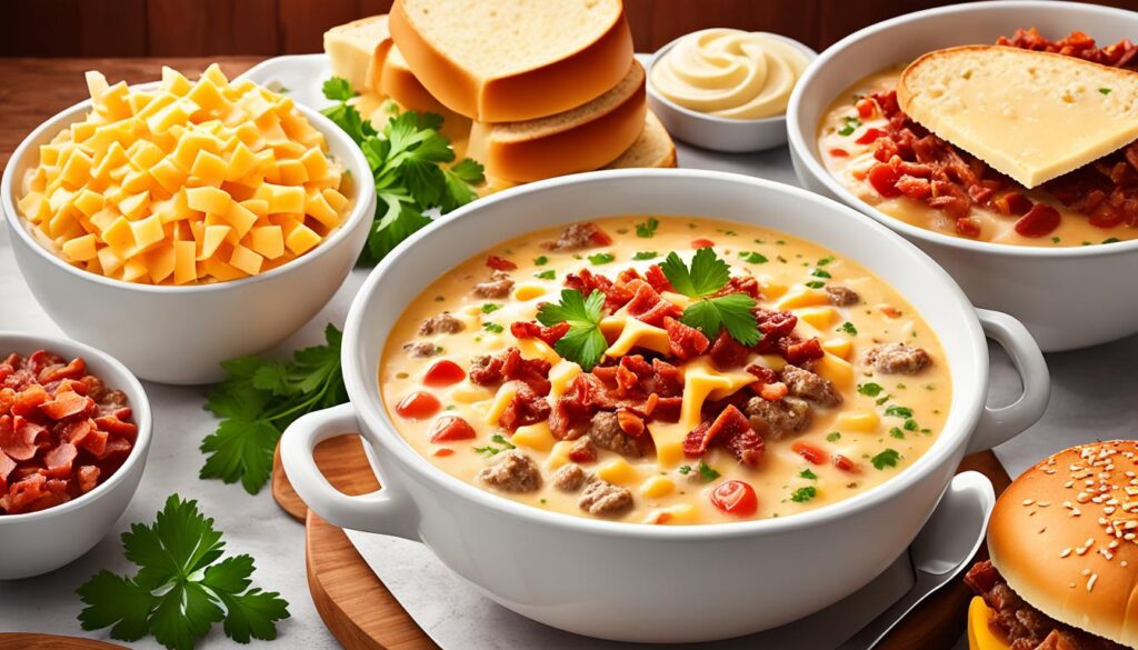 Cheeseburger Suppe