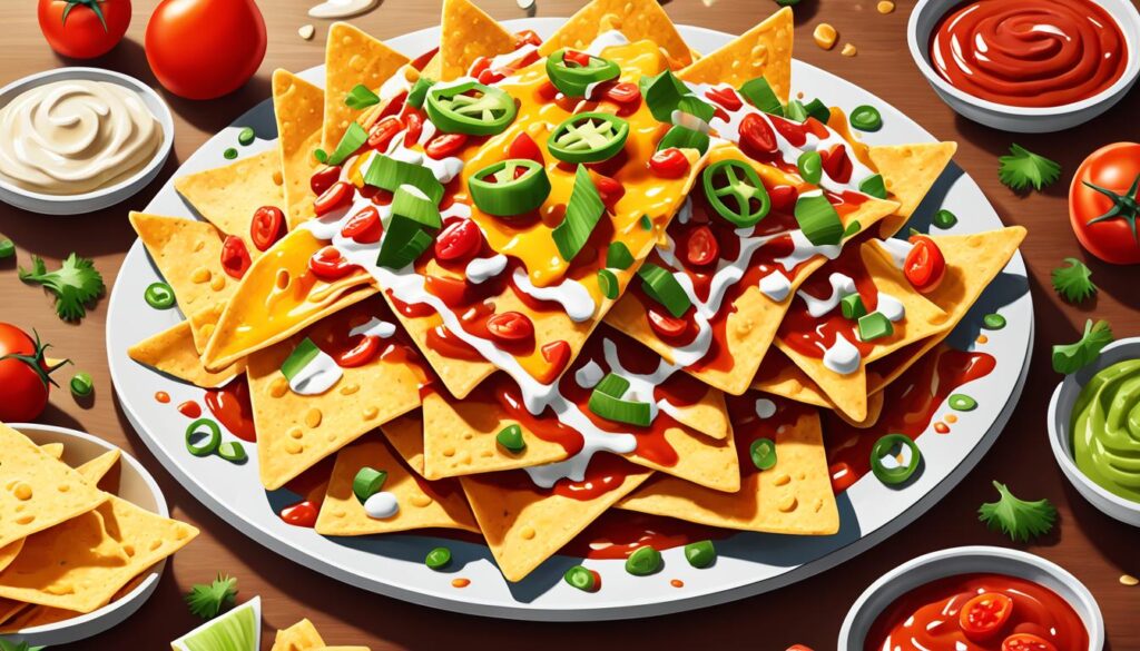 Nachos mit Dip