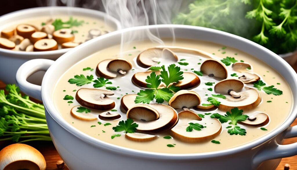 Pilzcremesuppe