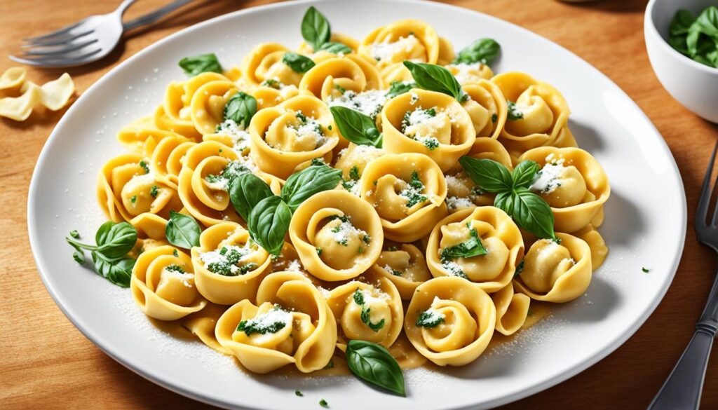 Tortellini mit Spinat-Ricotta-Füllung