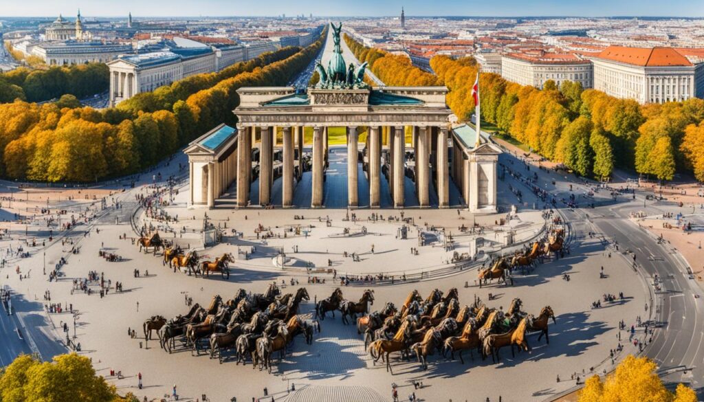 Die Quadriga am Brandenburger Tor