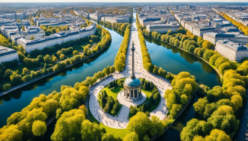 Die Siegessäule im Großen Tiergarten