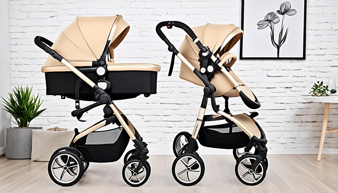 kinderwagen beige