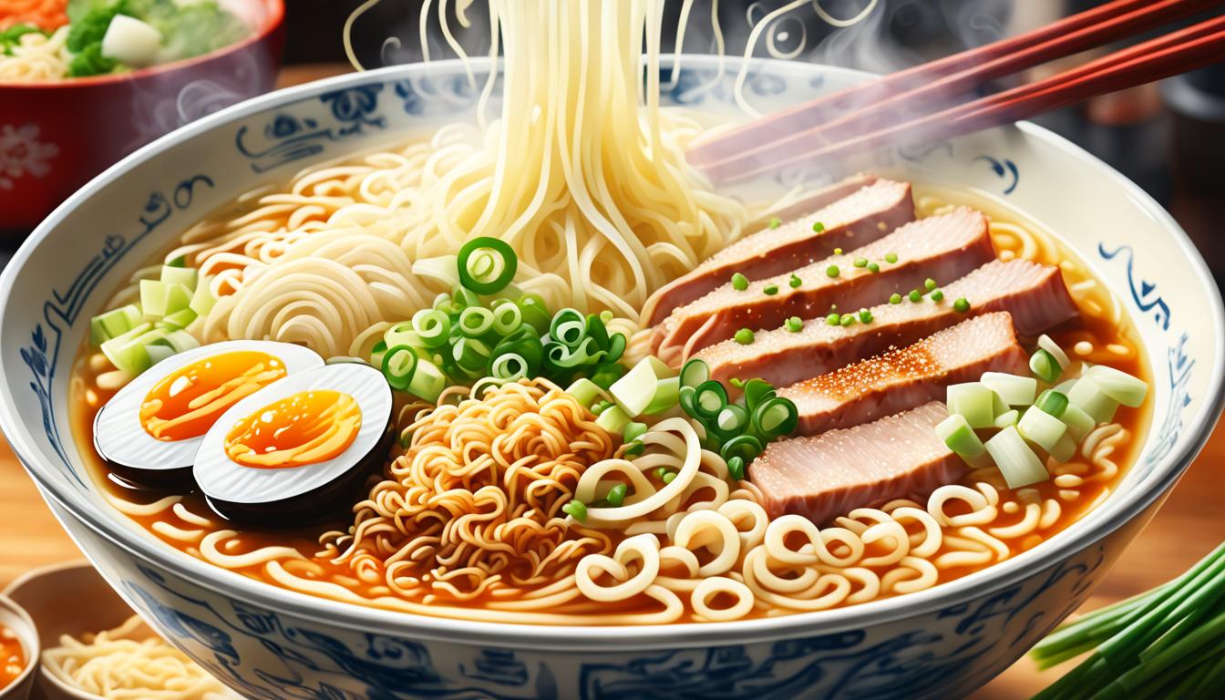 japanische ramen suppe